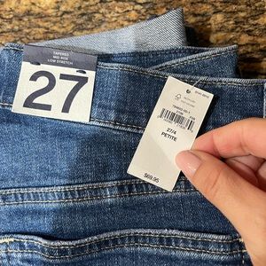 New with tags: Tapered, Mid Rise, Low Stretch GAP Denim